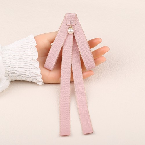 Office lady Shirt Bow Tie Lace Ribbon stage performance jk College Style British Ribbon tie for collar decoration Sweet Black pink dark green Collar Accessories